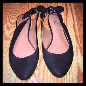 Lucky Brand Bow Detail Slingback Flat
